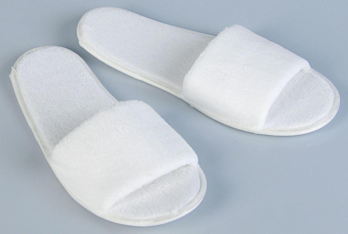 Тапочки корал флис, поролон 3 мм., картон 43 размер