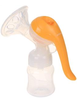 Молокоотсос ручной Maman LS-A06  3 предмета: бутылочка,соска и сменные вкладыши