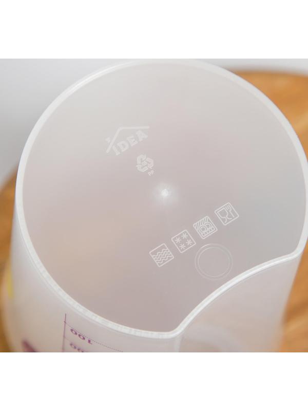 Кувшин мерный, 1 л, цвет прозрачный