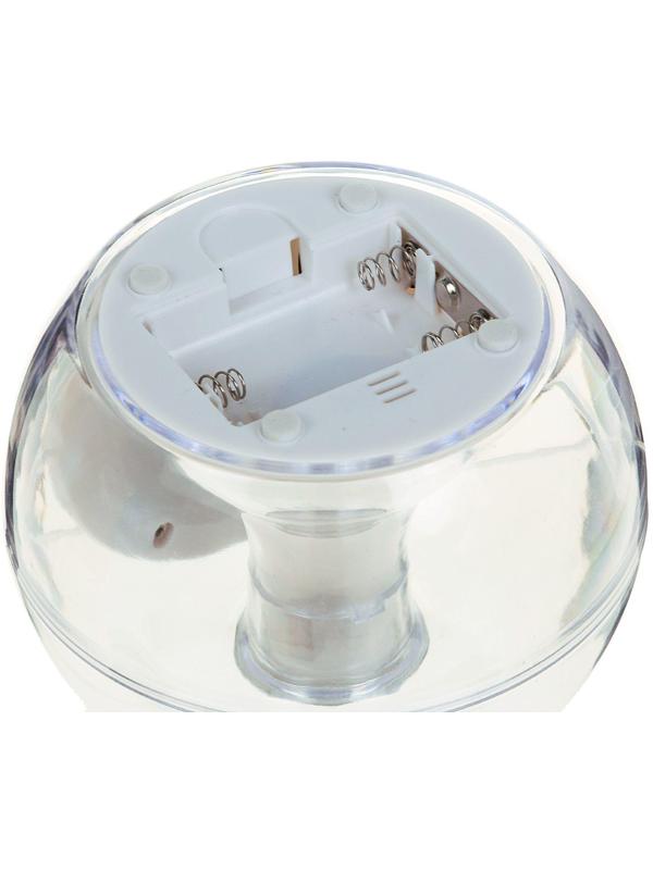 Будильник Luazon LB-06, 7 цветов дисплея, 6 мелодий, прозрачный