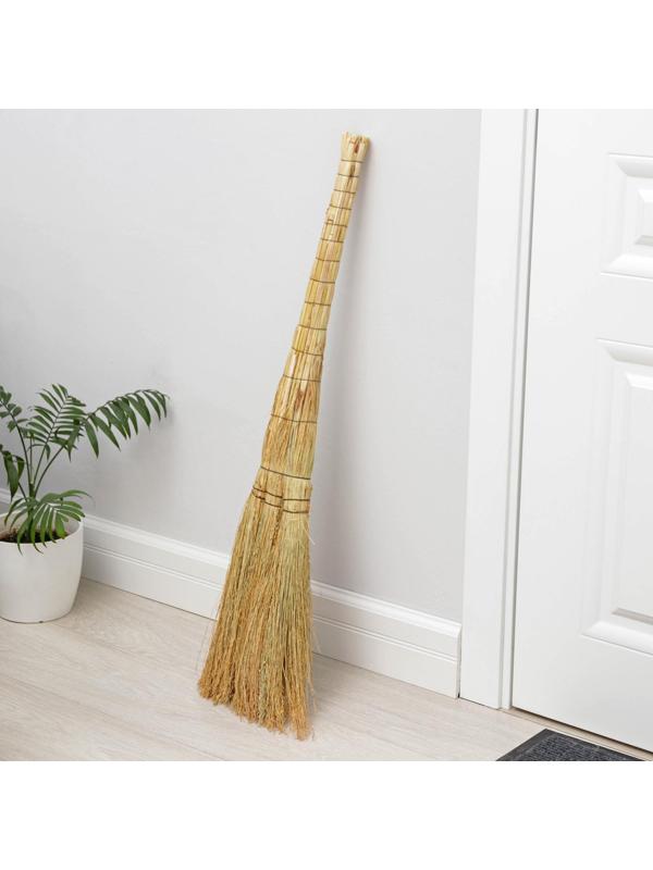 Веник трёхлучевой «Сорго. Люкс», 500 г, 90 см