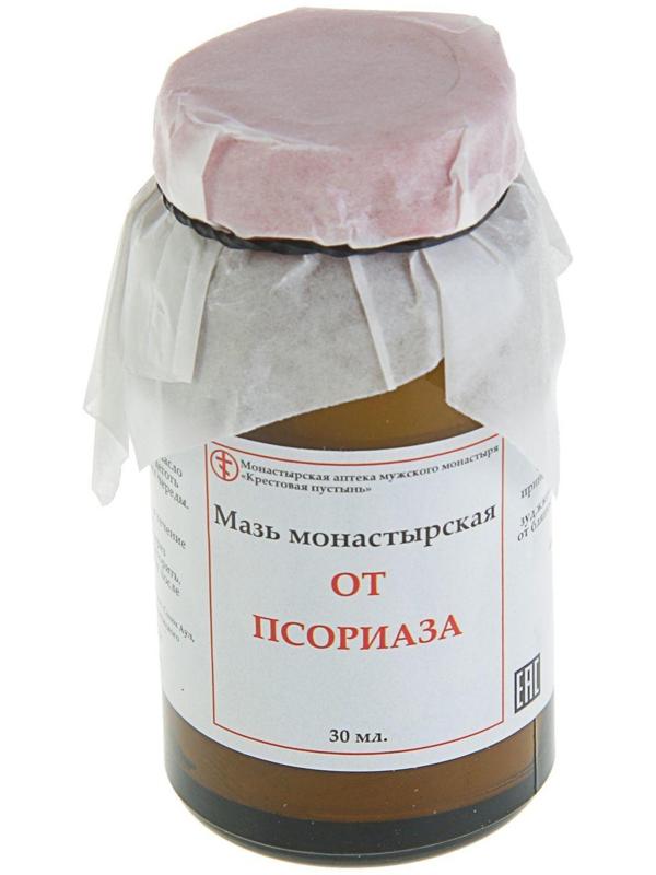 Мазь монастырская «От псориаза», 30 мл.
