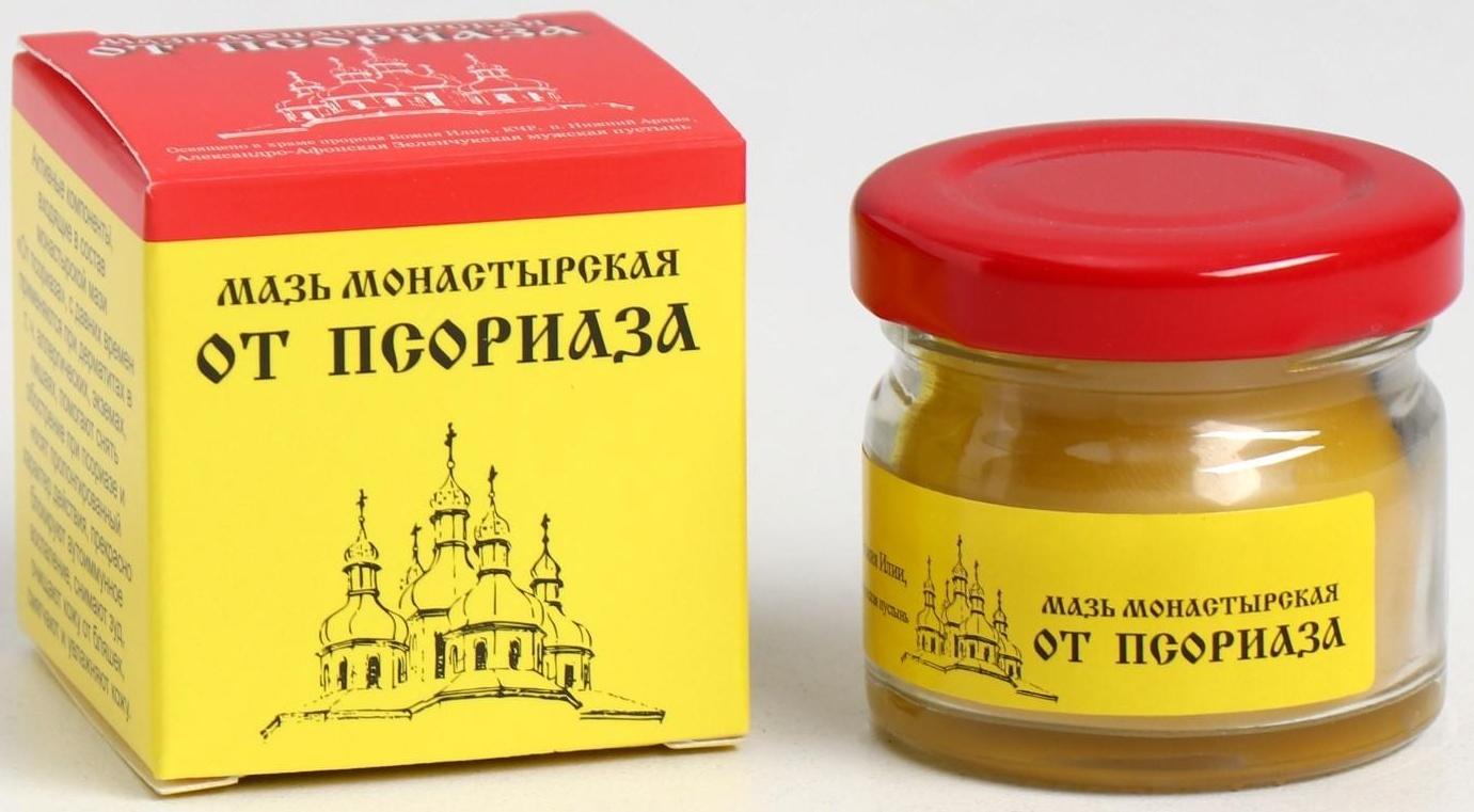 Мазь монастырская «От псориаза», 25 мл
