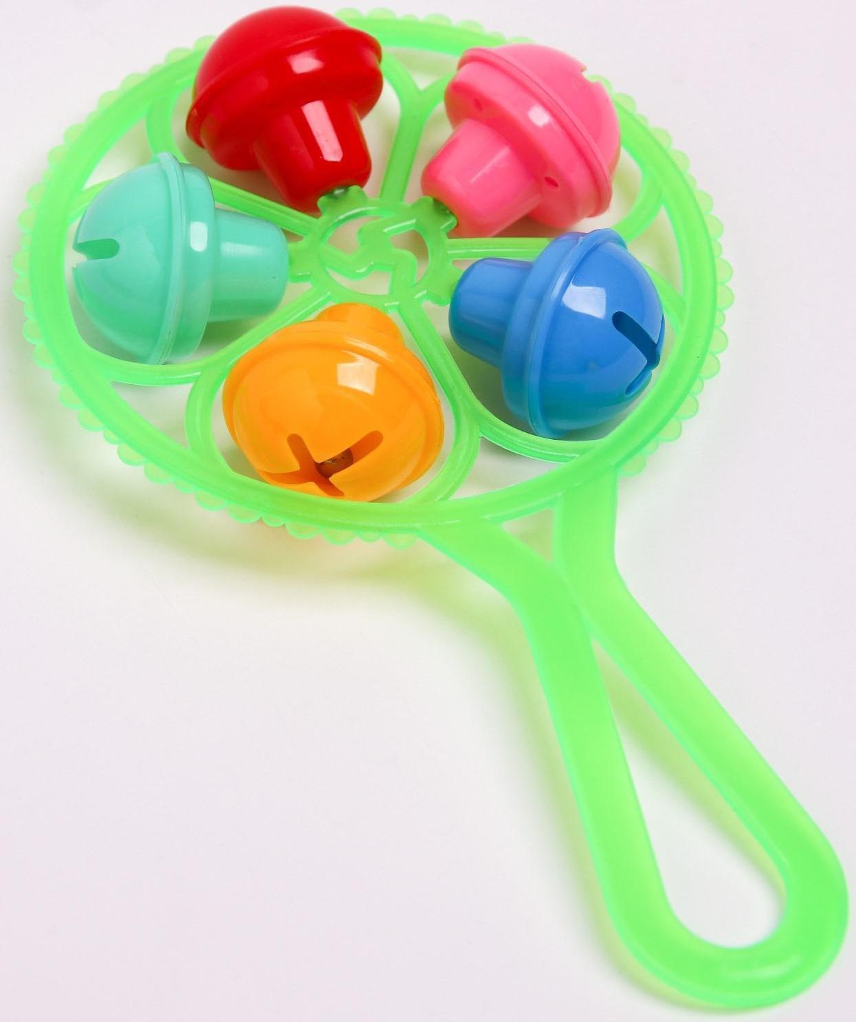 Погремушка «Колокольчики», цвет МИКС