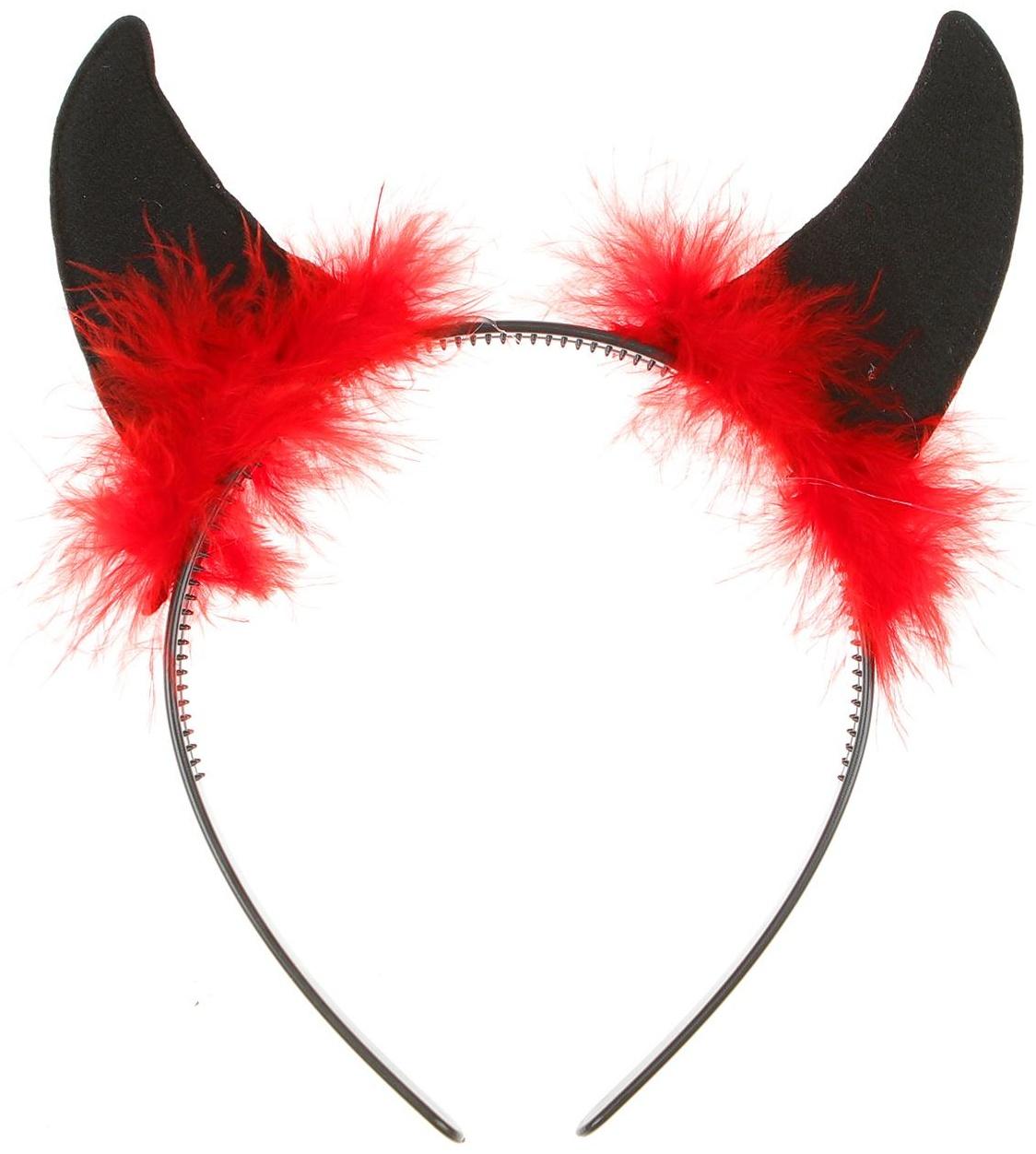 Карнавальный ободок «Рожки»