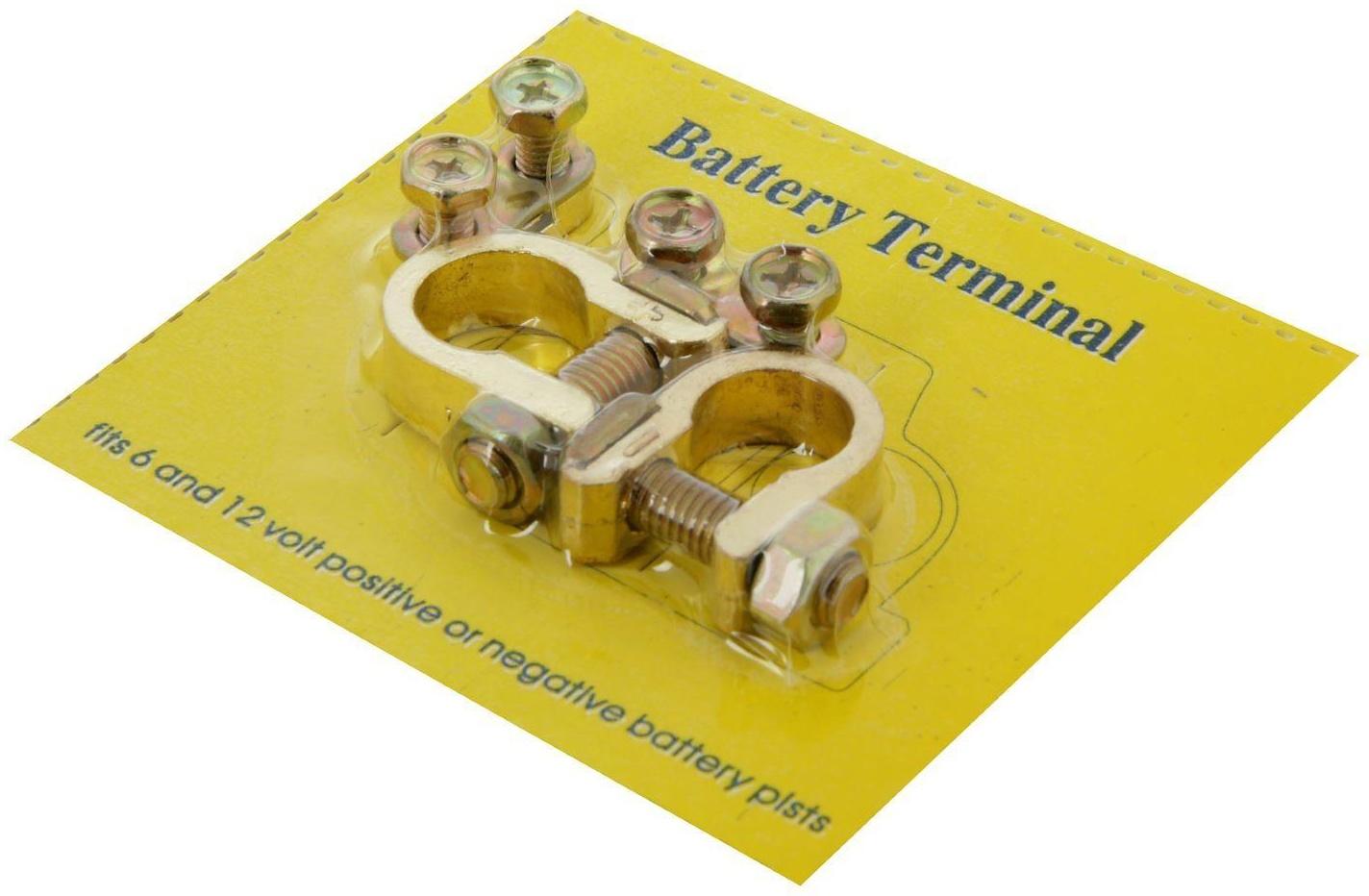 Клемма АКБ универсальная, набор 2 шт