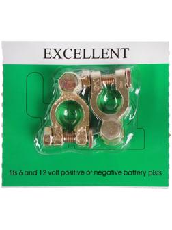 Клемма АКБ универсальная, набор 2 шт, К-003