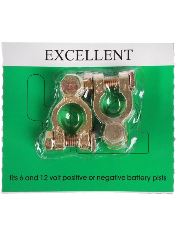 Клемма АКБ универсальная, набор 2 шт, К-003