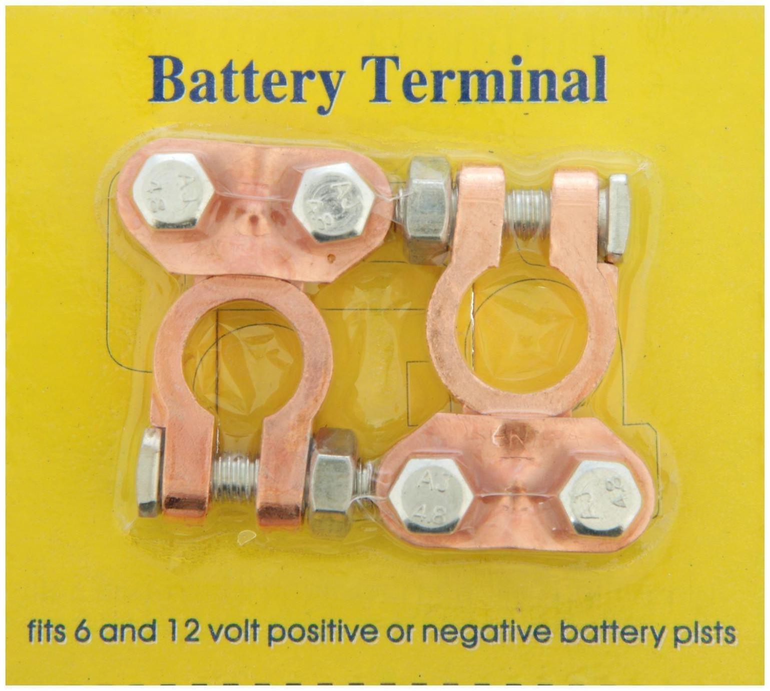 Клемма АКБ универсальная, набор 2 шт. К-014