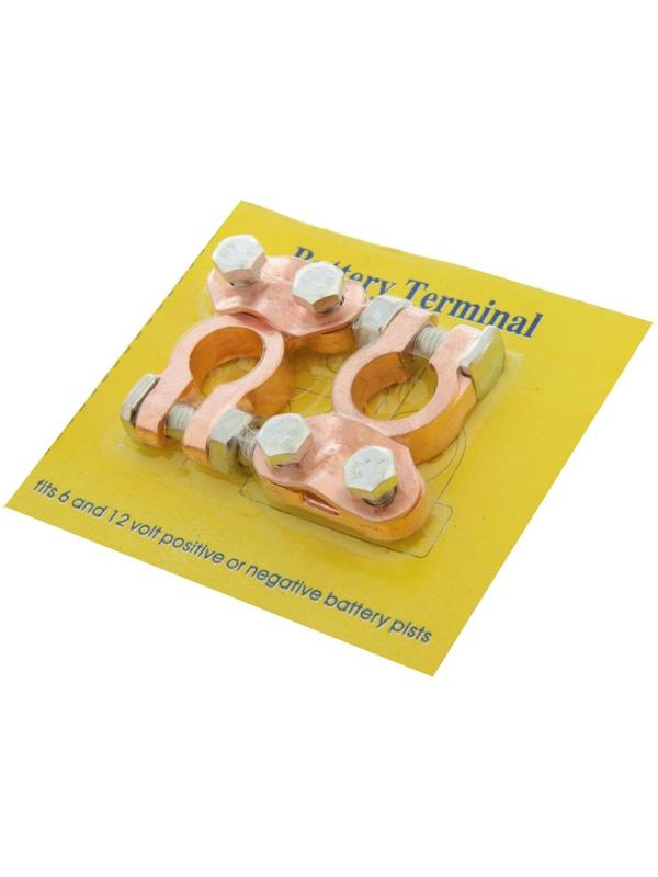 Клемма АКБ универсальная, набор 2 шт. К-014