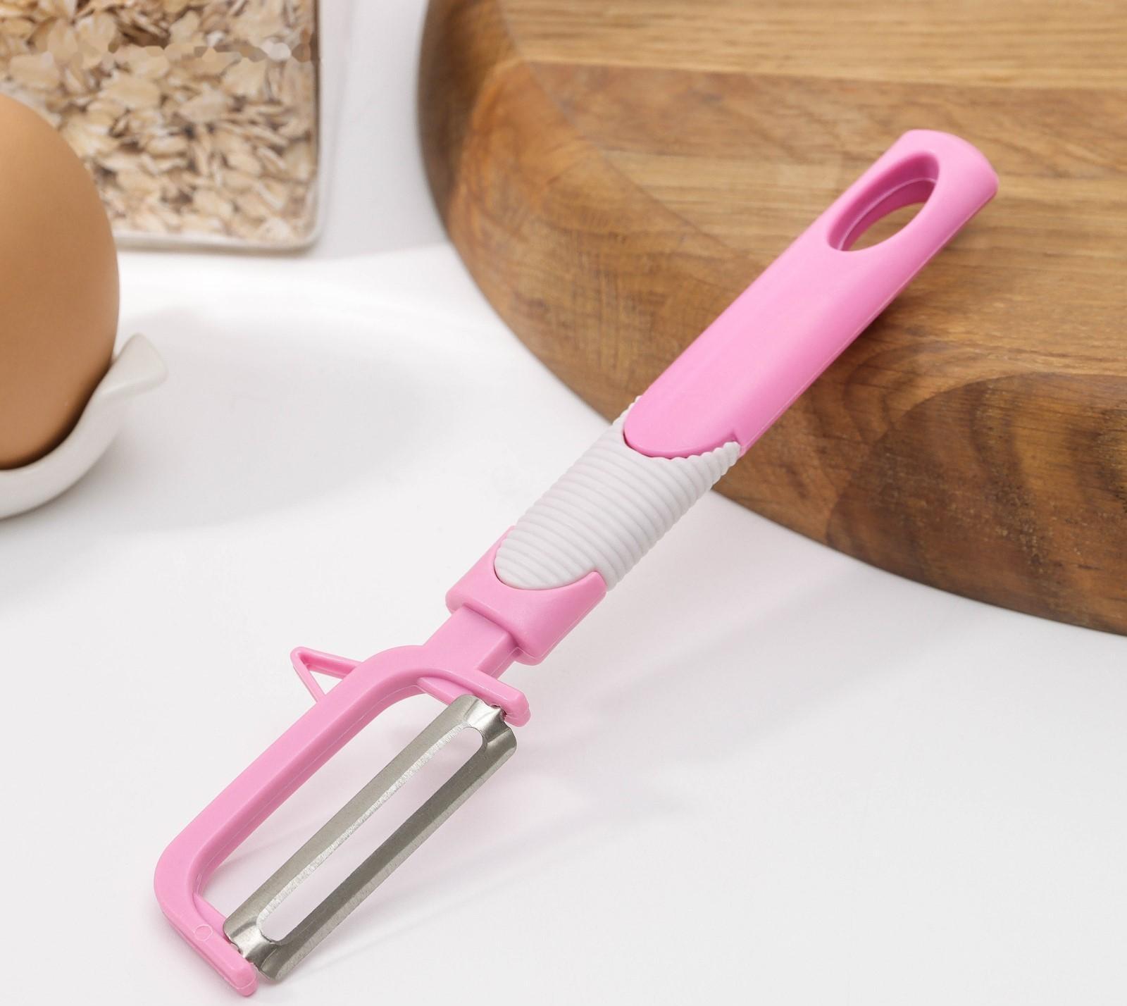 Овощечистка вертикальная «Ритм»,18 см, цвет МИКС