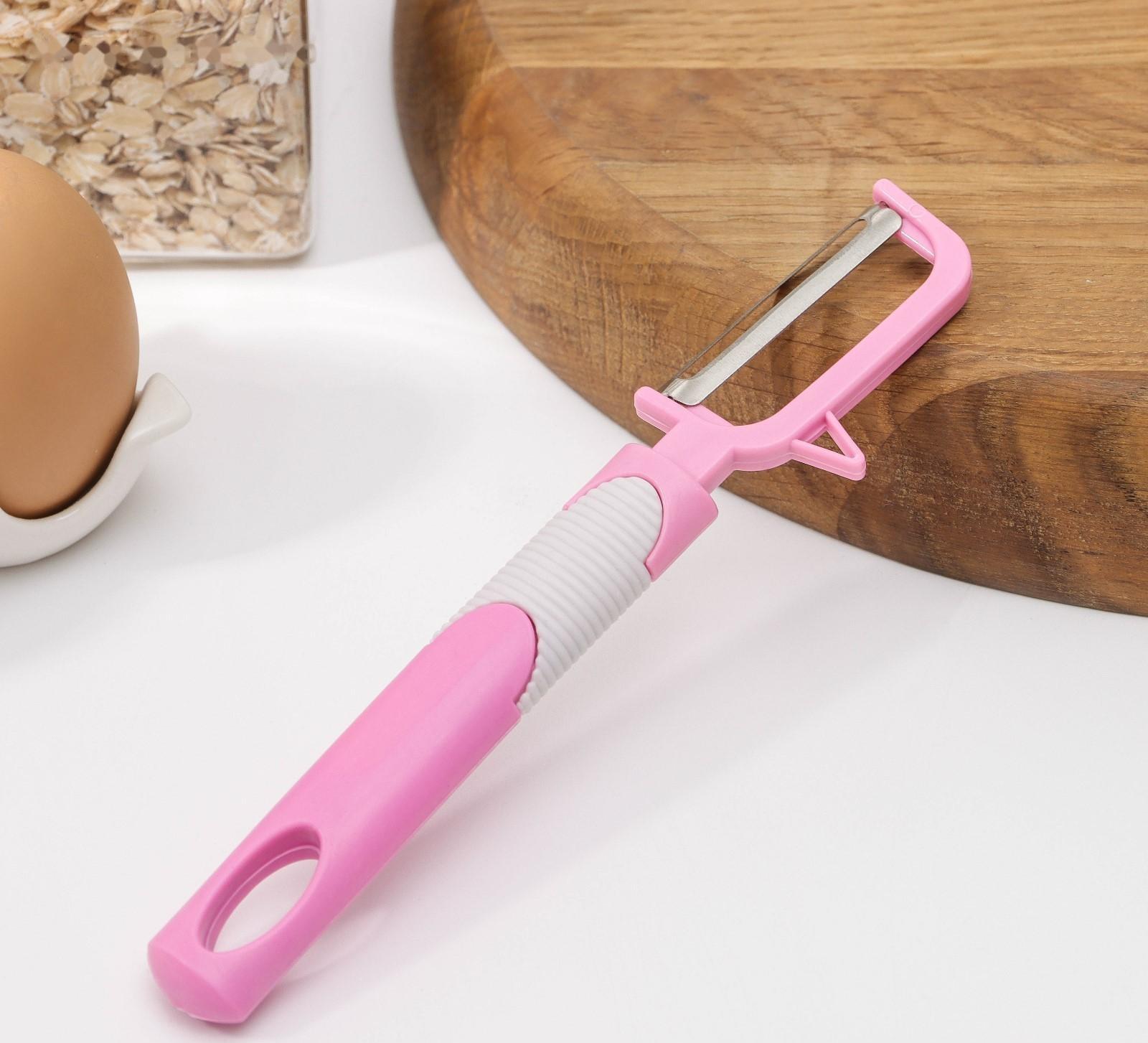 Овощечистка вертикальная «Ритм»,18 см, цвет МИКС