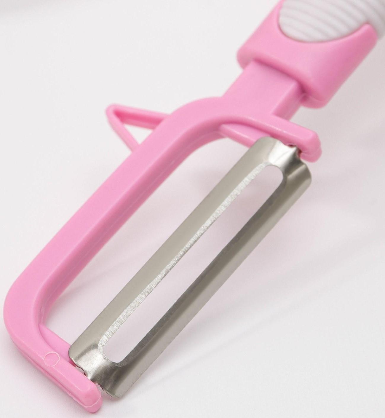 Овощечистка вертикальная «Ритм»,18 см, цвет МИКС