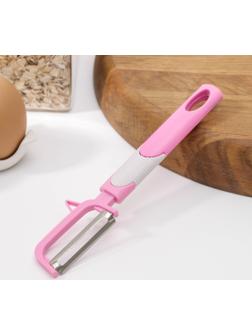 Овощечистка вертикальная «Ритм»,18 см, цвет МИКС