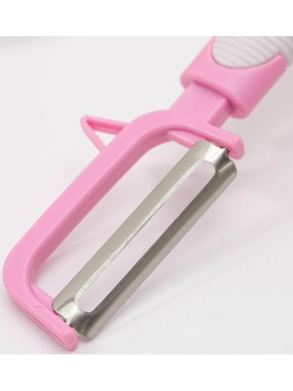 Овощечистка вертикальная «Ритм»,18 см, цвет МИКС