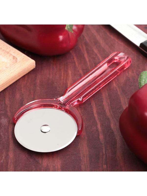 Нож для пиццы и теста Доляна «Леденец», 16,2 см, цвет МИКС