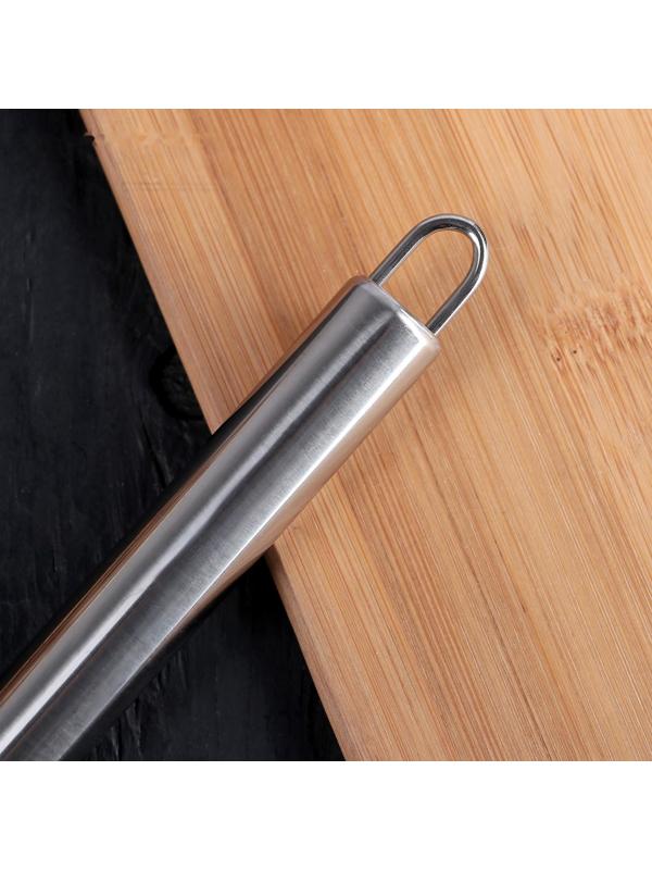 Нож для теста и пиццы Доляна «Металлик», 20 см, цвет хромированный