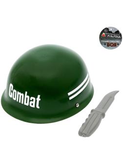 Набор военного «Каска и нож», 2 предмета