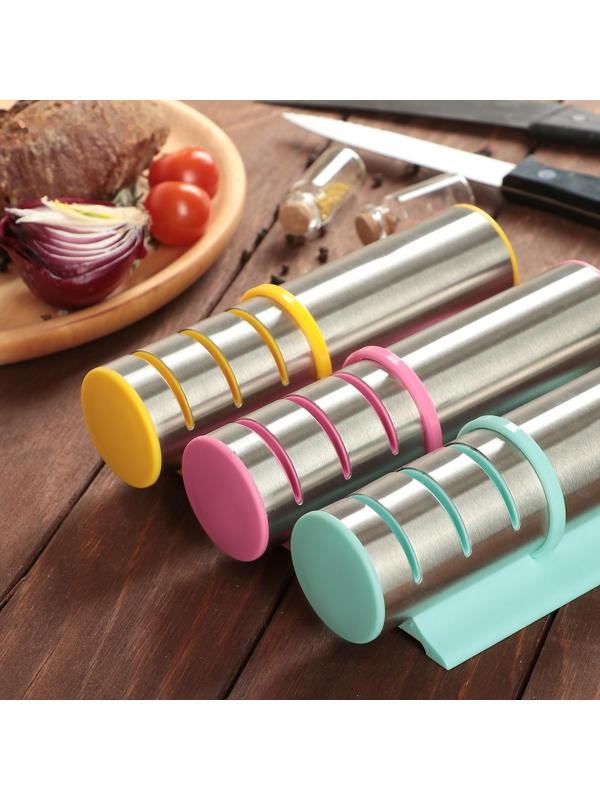 Точилка «Ракета», 18×5,5×5,5 см, для ножей с металлическим, керамическим лезвием и полировкой, цвет МИКС