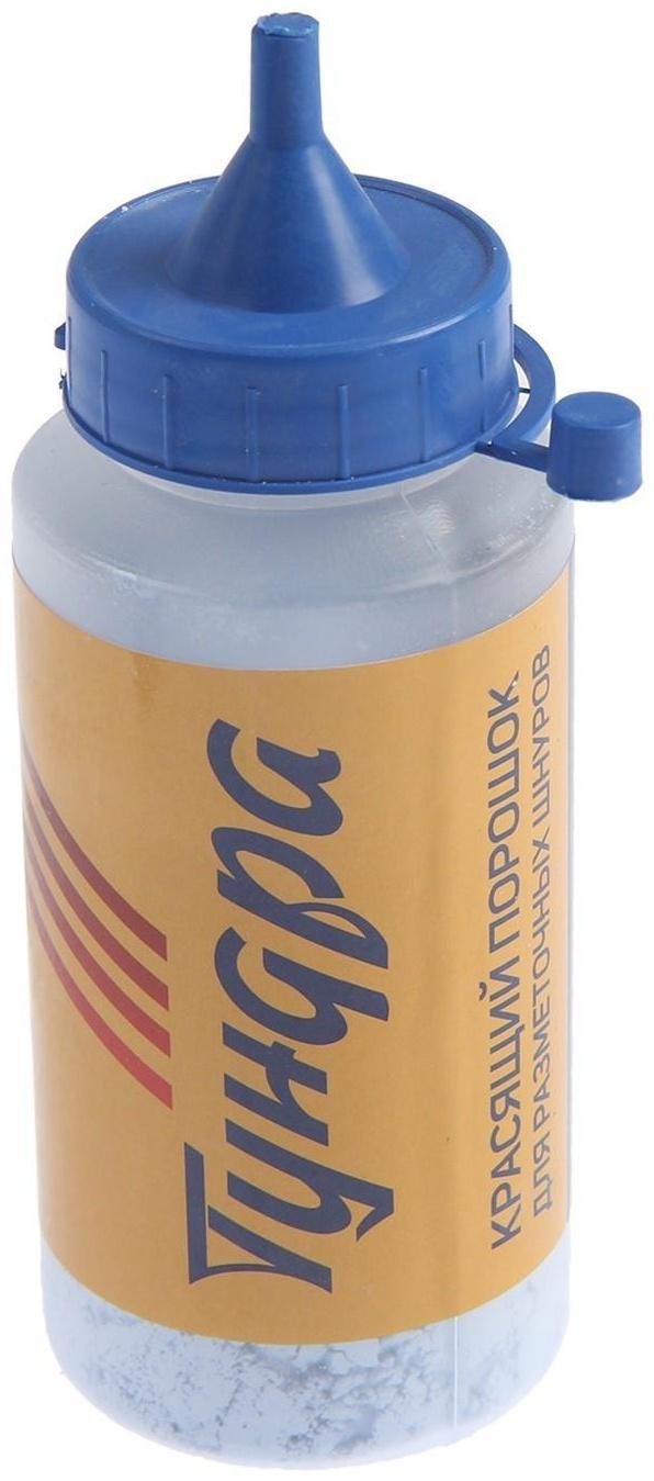 Набор разметочный ТУНДРА, шнур малярный 15 м, красящий порошок 110 г, синий