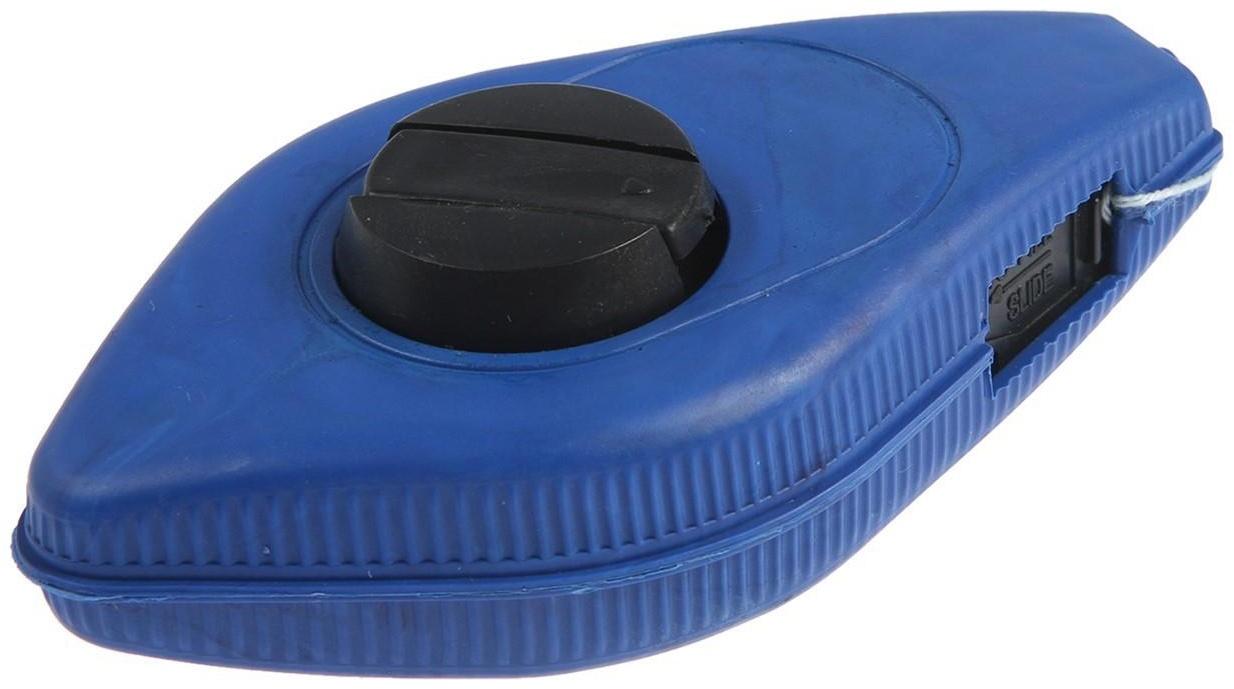 Набор разметочный ТУНДРА, шнур малярный 15 м, красящий порошок 110 г, синий