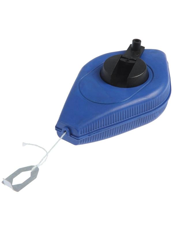 Набор разметочный ТУНДРА, шнур малярный 15 м, красящий порошок 110 г, синий