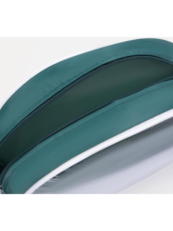 Косметичка на молнии, цвет зелёный