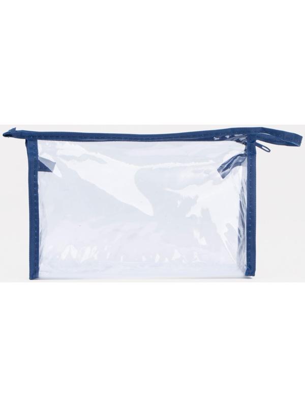 Косметичка на молнии, цвет синий