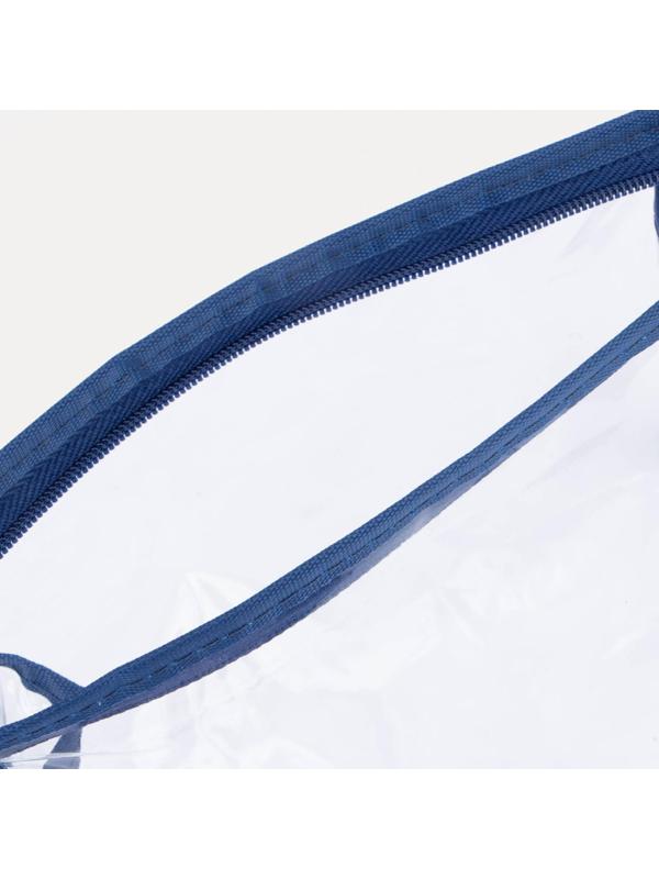 Косметичка на молнии, цвет синий