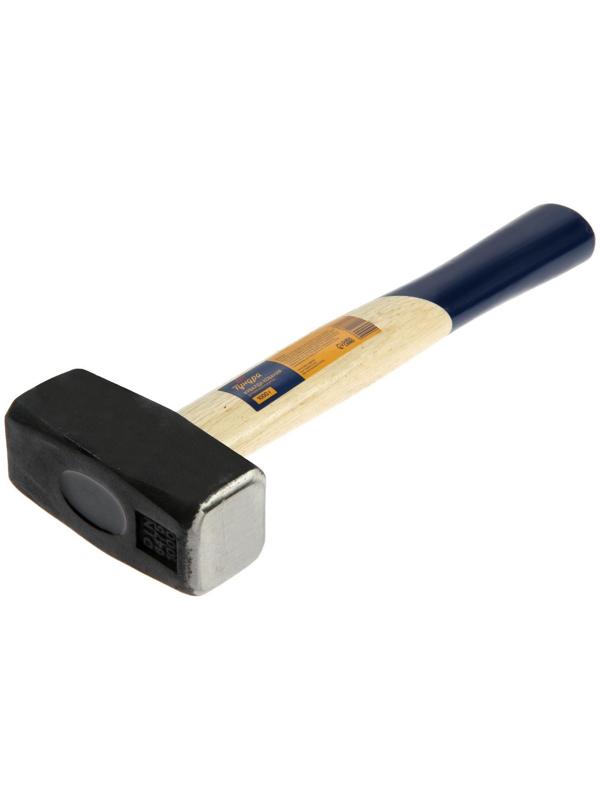 Кувалда кованая ТУНДРА, деревянная рукоятка, 1 кг