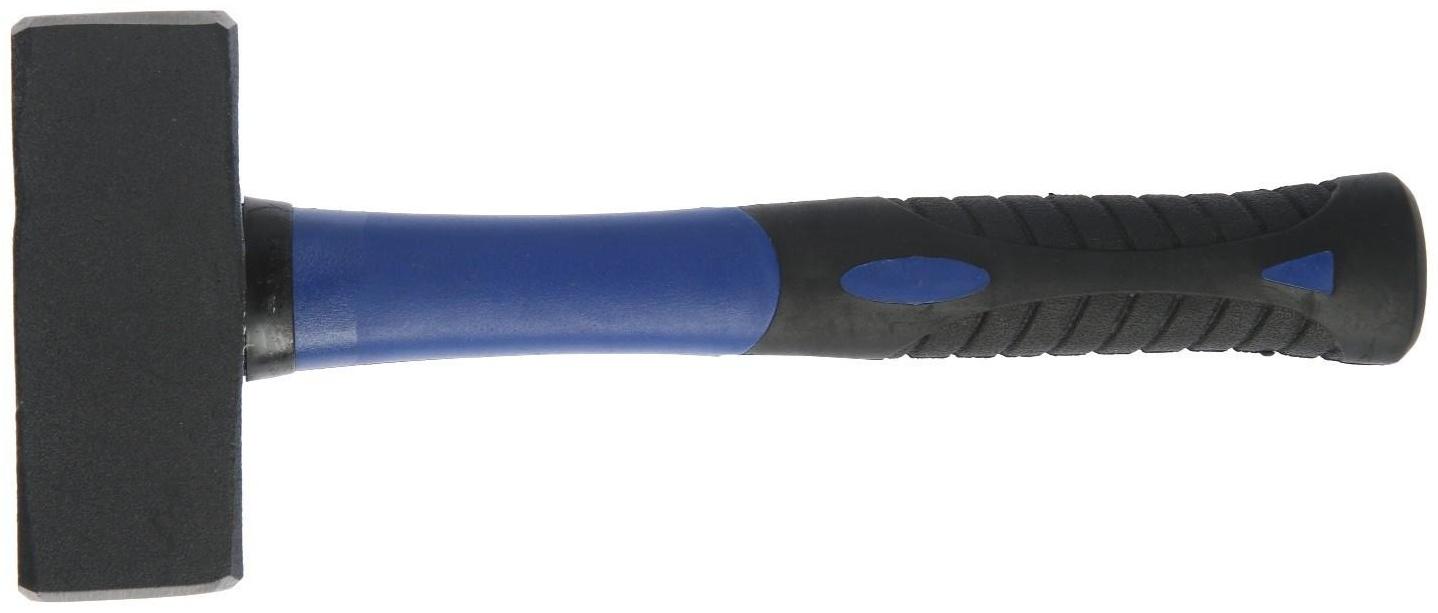 Кувалда кованая ТУНДРА, фиберглассовая трехкомпонентная рукоятка, 1.5 кг