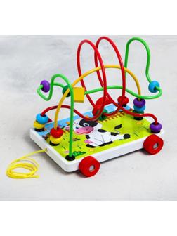 Серпантинка-лабиринт на колесиках «Коровка»