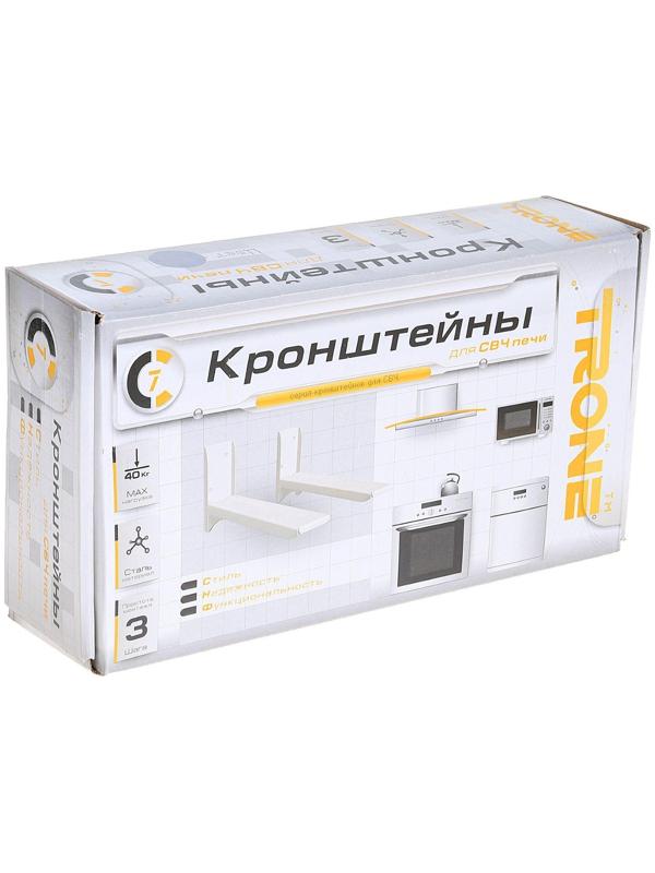 Кронштейн Trone С 7, для микроволновой печи, регулируемый, до 40 кг, 290-420 мм, металлик
