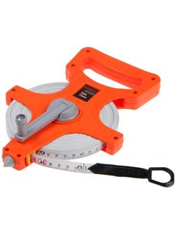 Мерная лента геодезическая Hobbi/Remocolor, фиберглассовая, открытый корпус, 50 м x 13 мм