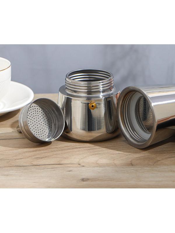 Кофеварка гейзерная Доляна «Стиль», на 4 чашки, 200 мл