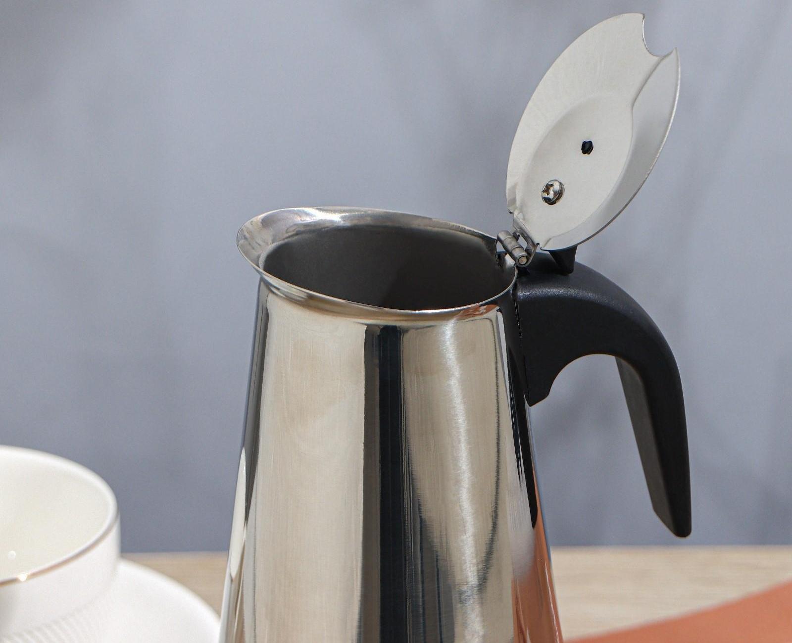 Кофеварка гейзерная Доляна «Стиль», на 6 чашек, 300 мл