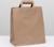 Пакет крафт без печати, плоская ручка 28 х 15 х 32 см