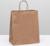 Пакет крафт без печати, круглая ручка 24 х 14 х 28 см