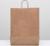 Пакет крафт без печати, круглая ручка 35 х 15 х 42 см