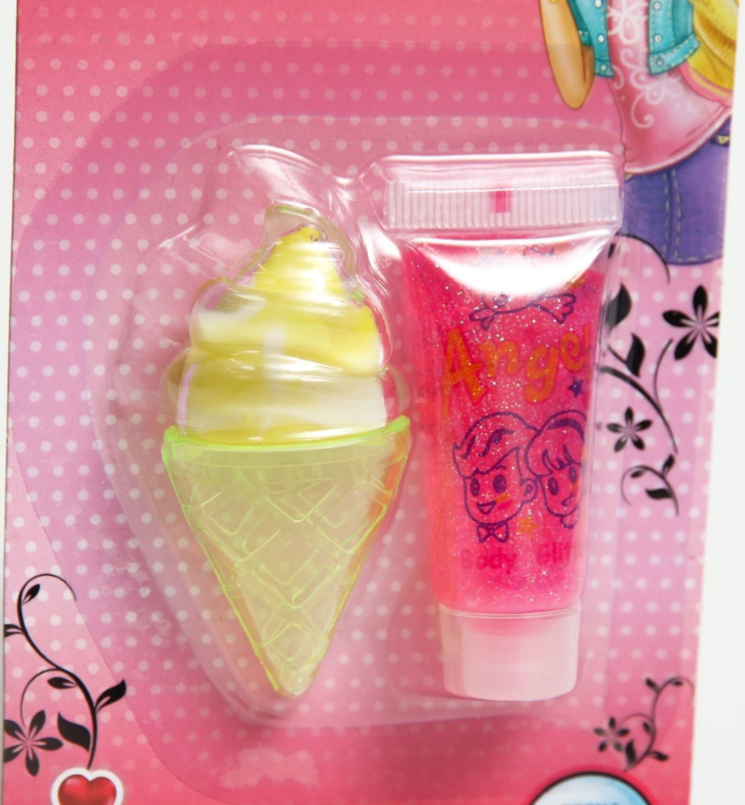 Набор блесков для девочки «Мороженое», микс