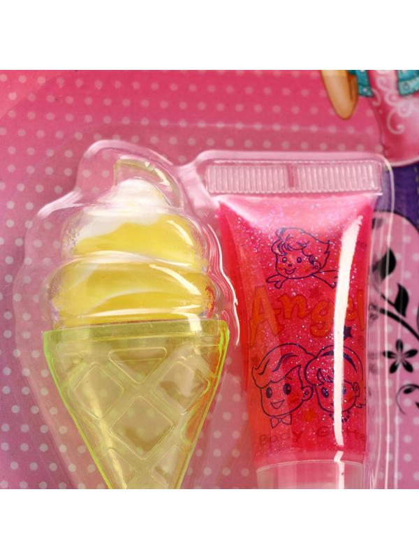 Набор блесков для девочки «Мороженое», микс