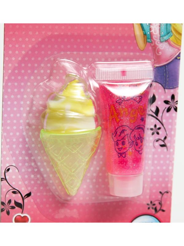 Набор блесков для девочки «Мороженое», микс