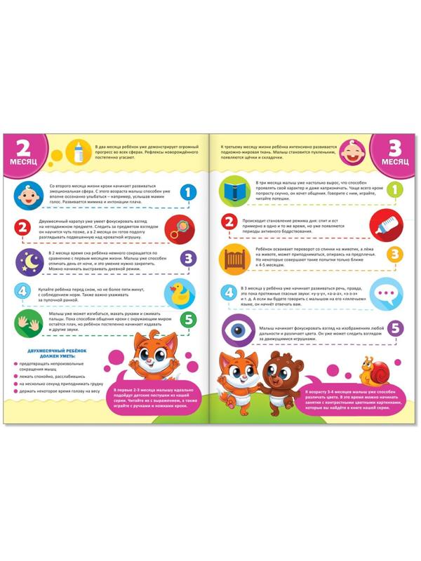 Обучающий блок «Школа талантов», 0-1 год, 16 стр.