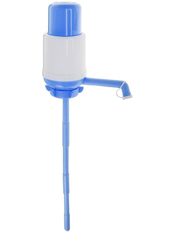 Помпа для воды Luazon Norma, механическая, большая, под бутыль от 11 до 19 л, голубая