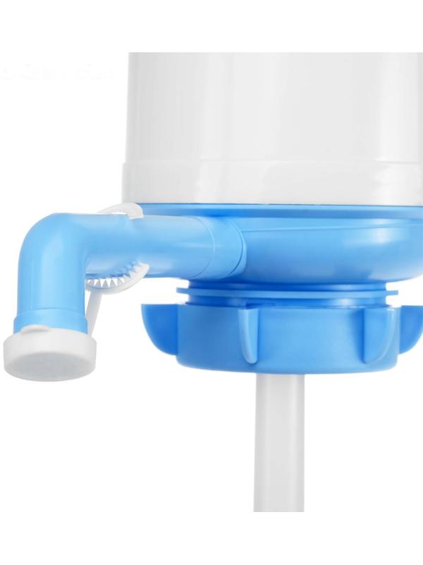 Помпа для воды Luazon Norma, механическая, большая, под бутыль от 11 до 19 л, голубая
