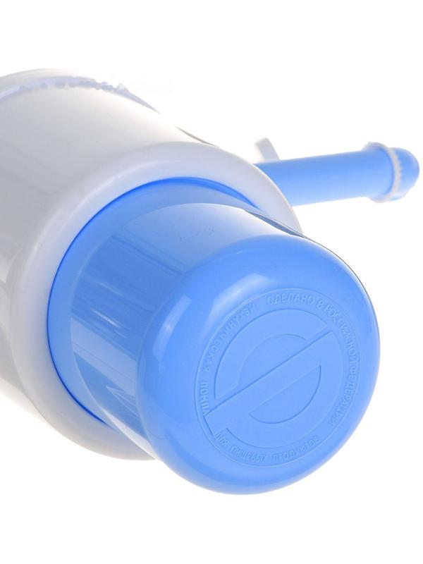 Помпа для воды Luazon Norma, механическая, большая, под бутыль от 11 до 19 л, голубая