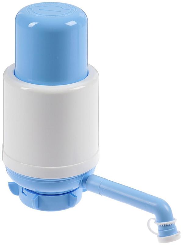 Помпа для воды Luazon Norma, механическая, большая, под бутыль от 11 до 19 л, голубая