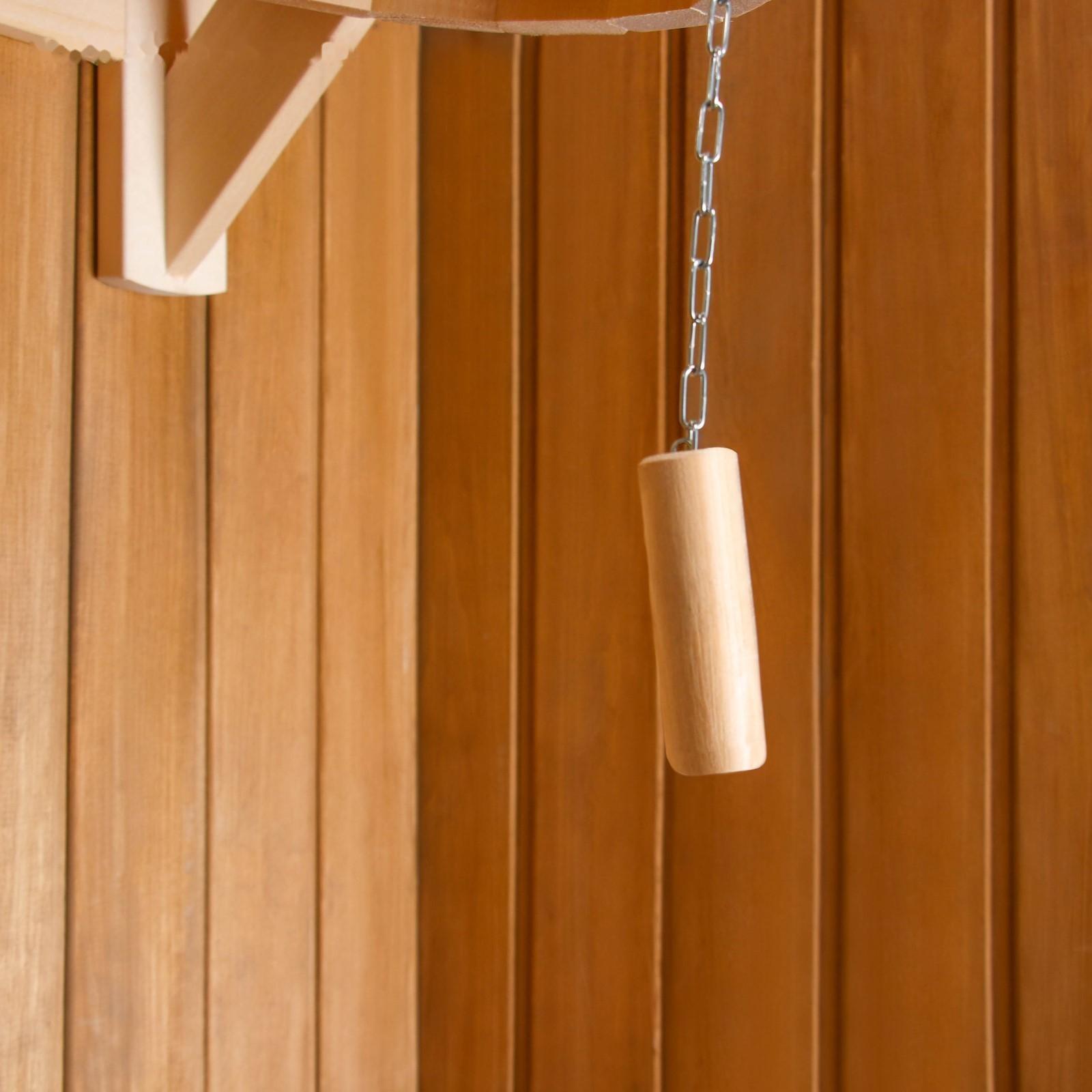 Обливное устройство из липы, 15л, нержавеющая вставка, 