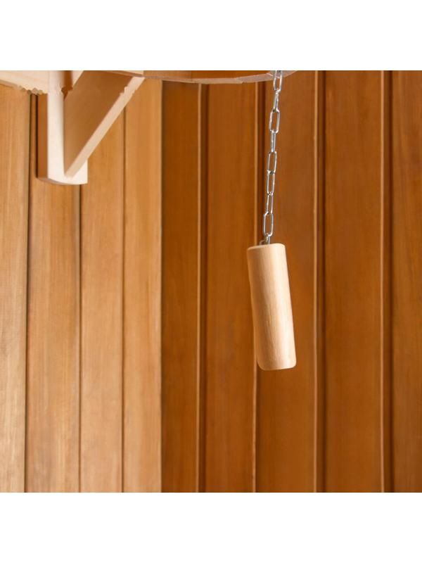 Обливное устройство из липы, 15л, нержавеющая вставка, 