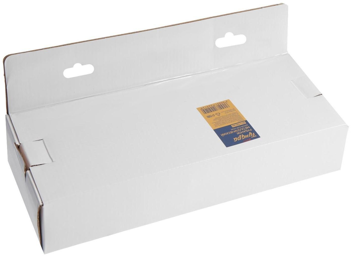 Рубанок металлический ТУНДРА, двойной нож, 320 х 50 мм